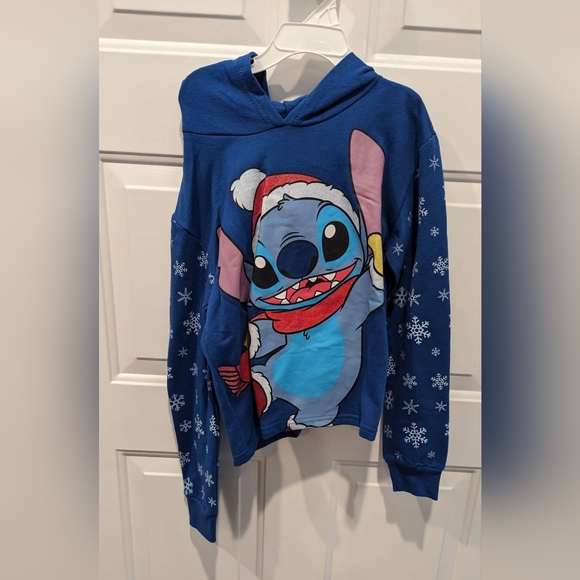 Disney | Shirts u0026 Tops | Girls Clothing Size 12 Brand New With Tag Disney Christmas  Stitch Hoodie | Poshmark